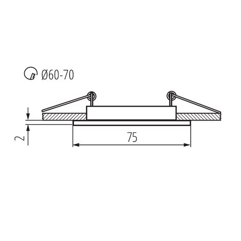 NAVI CTX-DS10-B Podhledové bodové svítidlo 3