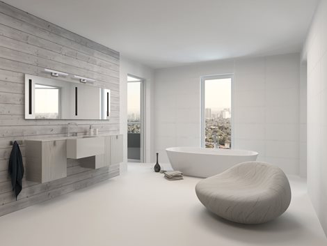 ASTEN nástěnné koupelnové svít. LED 8W, 660lm, 4000K, IP44, 40cm, chrom 5
