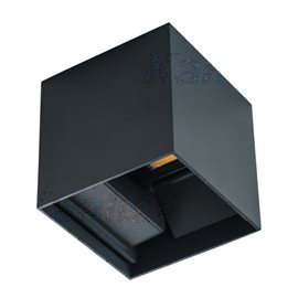 REKA LED EL 7W-L-GR Nástěnné svít. LED 7W, 360lm, 4000K, IP54, hranaté, grafit