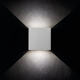 REKA LED EL 7W-O-GR Nástěnné svít. LED 7W, 380lm, 4000K, IP54, kulaté, grafit