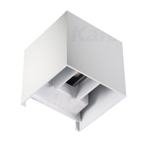 REKA LED EL 7W-L-W Nástěnné svít. LED 7W, 500m, 4000K, IP54, hranaté, bílé 1