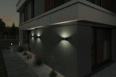 BISO LED EL 8W-GR   Nástěnné svítidlo LED 3