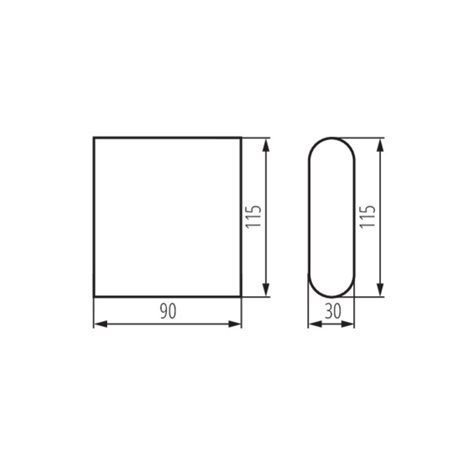 GARTO LED EL 8W-GR Nástěnné svítidlo LED 2