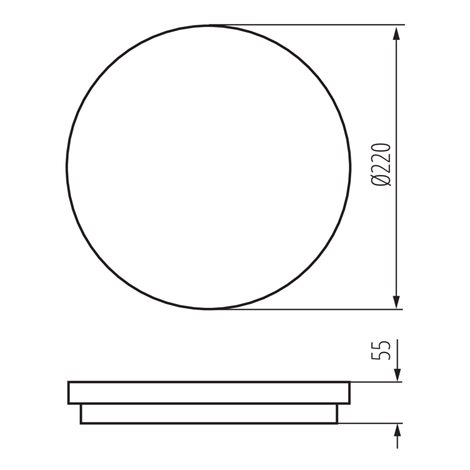 BENO N 18W NW-O-GR Přisazené svítidlo LED (starý kód 32941) 10