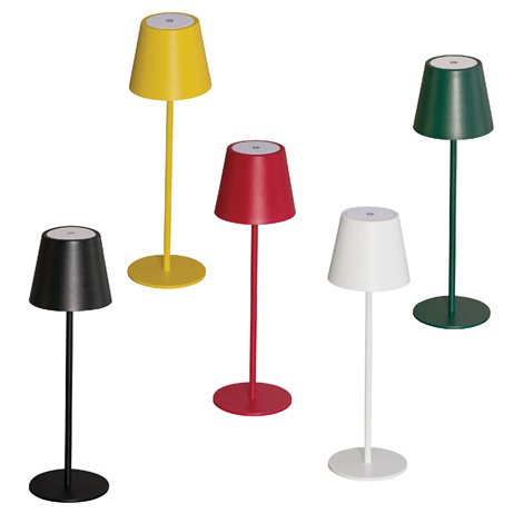 INITA LED GN Stolní lampa, max.165lm, 3000K, IP54, bez 5V DC zdroje, zelená 3