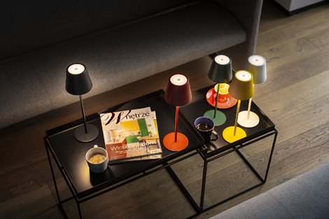 INITA LED GN Stolní lampa, max.165lm, 3000K, IP54, bez 5V DC zdroje, zelená 8