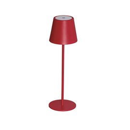 INITA LED R Stolní lampa, max.165lm, 3000K, IP54, bez 5V DC zdroje, červená