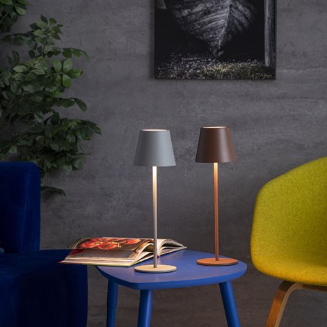 INITA LED BR Stolní lampa, max.165lm, 3000K, IP54, bez 5V DC zdroje, hnědá 7