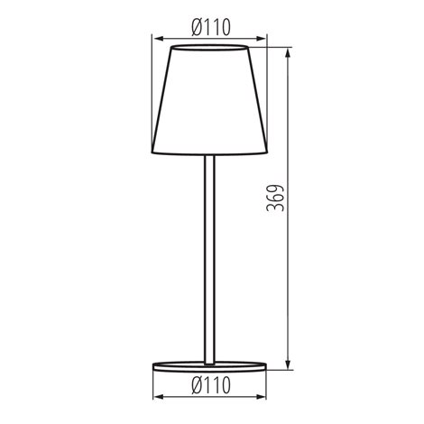INITA LED BR Stolní lampa, max.165lm, 3000K, IP54, bez 5V DC zdroje, hnědá 8