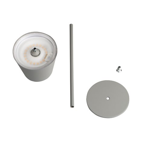 INITA LED GR Stolní lampa, max.165lm, 3000K, IP54, bez 5V DC zdroje, šedá 5