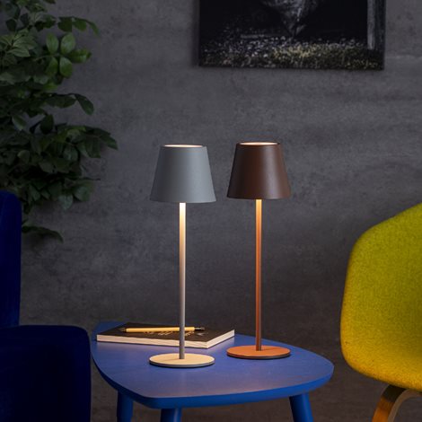 INITA LED GR Stolní lampa, max.165lm, 3000K, IP54, bez 5V DC zdroje, šedá 7