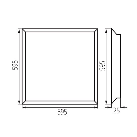 BLINGO 34W 4080 60NW Panel LED (starý kód 29817) 2