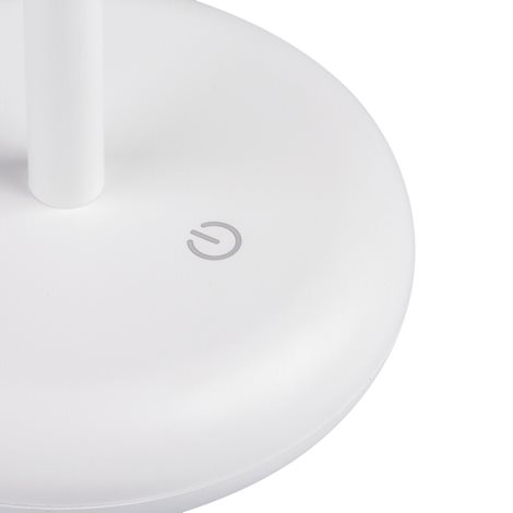 FLUXY LED IP44 W Stolní lampa, max.140lm, 3000K, IP44, bez 5V DC zdroje, bílá 7
