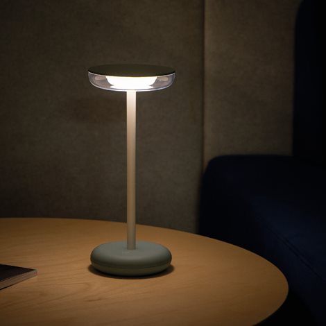 FLUXY LED IP44 BL Stolní lampa, max.140lm, 3000K, IP44, bez 5V DC zdroje, modrá 10