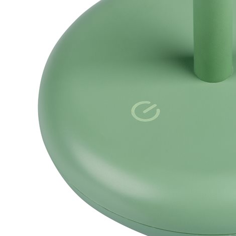 FLUXY LED IP44 GN Stolní lampa, max.140lm, 3000K, IP44, bez 5V DC zdroje, zelená 7