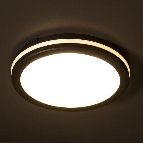 BENO ECO stropní LED 12W, 1150lm(NW), CCT 3000/4000/6500K, IP65, černá 13