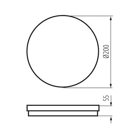 BENO ECO stropní LED 20W, 2000lm(NW), CCT 3000/4000/6500K, IP65, bílá 6