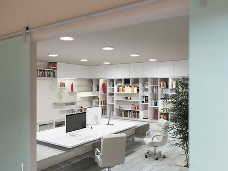 PN22400002 LED DOWNLIGHT vestavné svít.kulaté 12W,1080lm,3000-6000K,IP44,bílá,17cm 3