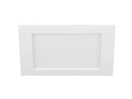 PN22400007 LED DOWNLIGHT vestavné svít.hranaté 18W,1620lm,3000-6000K,IP44,bílá,22x 22cm