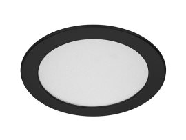 PN22400009 LED DOWNLIGHT vestavné svít.kulaté 6W,540lm,3000-6000K,IP44,černá,11,5cm