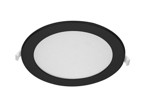 PN22400011 LED DOWNLIGHT vestavné svít.kulaté 18W,1620lm,3000-6000K,IP44,černá,22cm 6