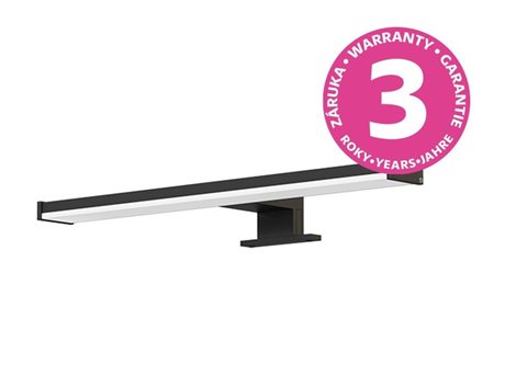 PN12300006 ARVEN koupelnové svít. LED 8W, 720lm, 4000K, IP44, 40cm, černá 3
