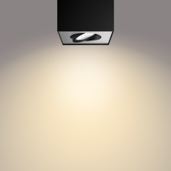 50492/30/P0 Stropní bodové LED svítidlo Box 2x4,5W 1000lm 2200-2700K WarmGlow, černé 5