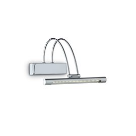 BOW AP nástěnné LED svítidlo 1x 2,5W 230lm 3000K 26cm IP20, chromové 