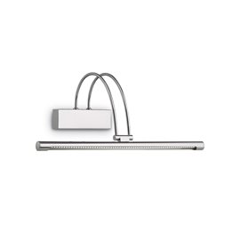 BOW AP66 nástěnné LED svítidlo 1x4,5W 390lm 3000K 46cm IP20, chromové