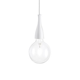MINIMAL SP1 závěsné svítidlo 1x E27 LED 8W 1050lm 3000K 12,5cm IP20, bílé