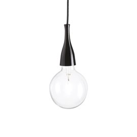 MINIMAL SP1 závěsné svítidlo 1x E27 LED 8W 1050lm 3000K 12,5cm IP20, černé