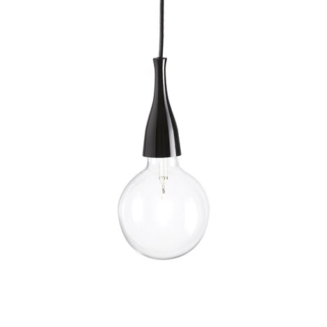 MINIMAL SP1 závěsné svítidlo 1x E27 LED 8W 1050lm 3000K 12,5cm IP20, černé 1