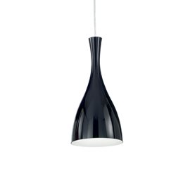 OLIMPIA SP1 závěsné svítidlo 1x E27 60W bez zdroje 20cm IP20, černé