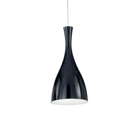 OLIMPIA SP1 závěsné svítidlo 1x E27 60W bez zdroje 20cm IP20, černé 1