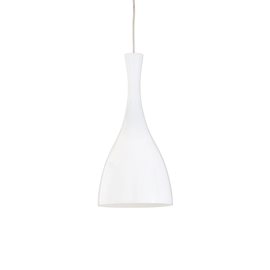 OLIMPIA SP1 závěsné svítidlo 1x E27 60W bez zdroje 20cm IP20, bílé