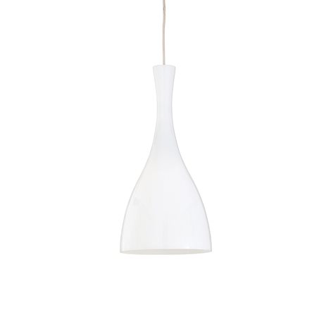OLIMPIA SP1 závěsné svítidlo 1x E27 60W bez zdroje 20cm IP20, bílé 1