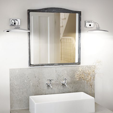 MIRROR-20 AP2 nástěnné svítidlo 2x G9 LED 3W 370lm 3000K 25cm IP20, chromové 2