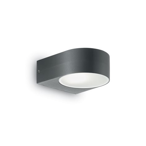 IKO AP1 venkovní nástěnné svítidlo 1x E27 60W bez zdroje 14cm IP54, antracitové 1