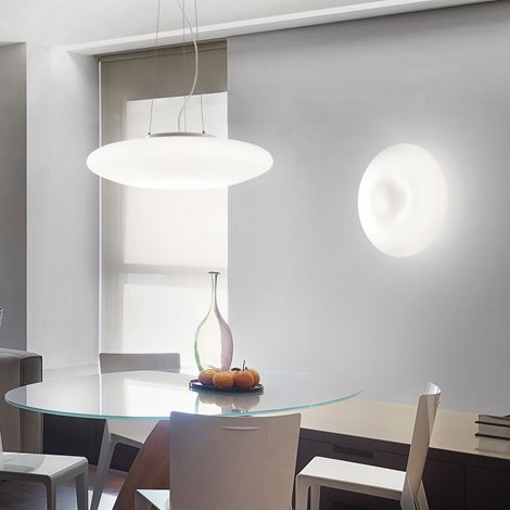 GLORY SP5 závěsné svítidlo 5x E27 60W bez zdroje 60cm IP20, bílé sklo 2