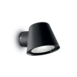 GAS AP1 venkovní nástěnné svítidlo 1x GU10 28W bez zdroje IP43, černé