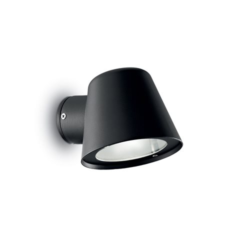 GAS AP1 venkovní nástěnné svítidlo 1x GU10 28W bez zdroje IP43, černé