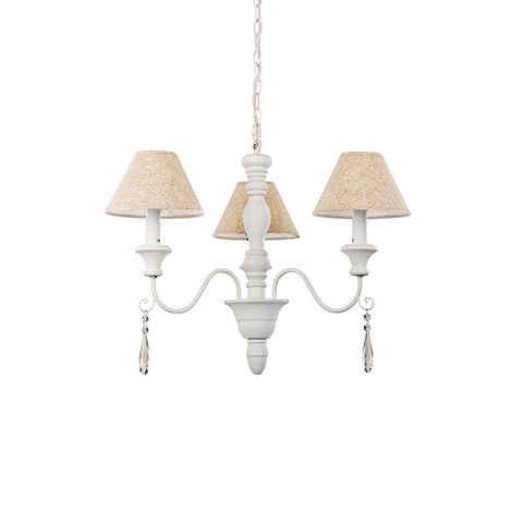 PROVENCE SP3 závěsné svítidlo 3x E14 40W bez zdroje 60cm IP20, bílé 1