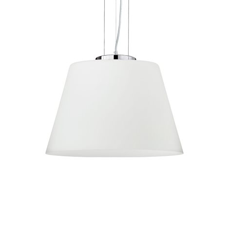CYLINDER SP1 závěsné svítidlo 1xE27 60W bez zdroje 40,5cm IP20, bílé sklo 1