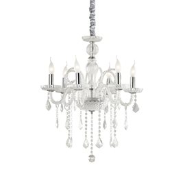 GIUDECCA SP6 závěsné svítidlo 6x E14 40W bez zdroje 58cm IP20, čiré