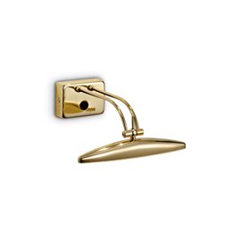 MIRROR-20 AP2 nástěnné svítidlo 2x G9 LED 3W 370lm 3000K 25cm IP20, mosazné