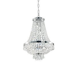 CAESAR SP6 závěsné svítidlo 6x G9 LED 3W 370lm 3000K 38cm IP20, chromové