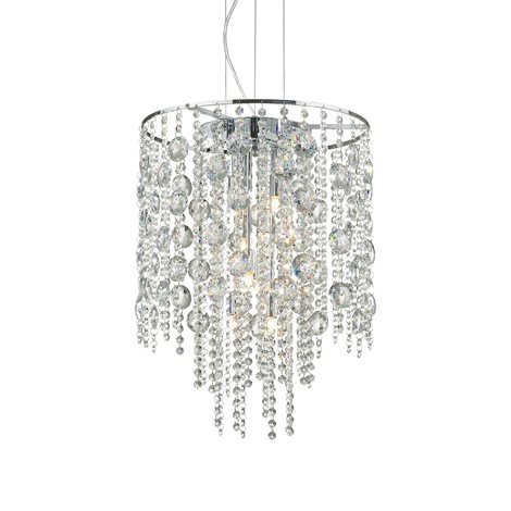 EVASIONE SP8 závěsné svítidlo 8x G9 LED 3W 370lm 3000K 41cm IP20, chromové 1
