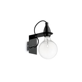 MINIMAL AP1 nástěnné svítidlo 1xE27 LED 8W 1050lm 3000K IP20, černé
