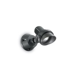 TERRA AP1 SMALL venkovní nástěnný reflektor 1x GU10 28W bez zdroje 25x10cm IP65, antracitové