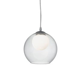 NEMO CLEAR SP1 závěsné svítidlo 1x G9 LED 3W 370lm 3000K 20cm IP20, čiré sklo